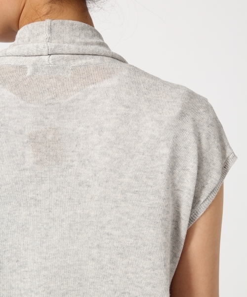 GLOBAL WORK（グローバルワーク）の「レーヨンリネンロングジレ/709291（カーディガン/ボレロ・レディース・ホワイト/グレー/ベージュ/ネイビー・FREE）」の14枚目の写真