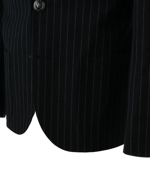 The Stylist Japan（ザスタイリストジャパン）の「THE STYLIST JAPAN(ザ スタイリスト ジャパン)HOPSACK ST JACKET ◆（テーラードジャケット・メンズ・ネイビー・SMALL/X-SMALL/LARGE/MEDIUM）」の4枚目の写真