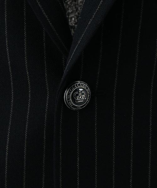 The Stylist Japan（ザスタイリストジャパン）の「THE STYLIST JAPAN(ザ スタイリスト ジャパン)HOPSACK ST JACKET ◆（テーラードジャケット・メンズ・ネイビー・SMALL/X-SMALL/LARGE/MEDIUM）」の2枚目の写真