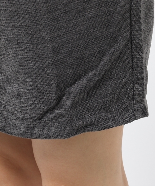 mystic（ミスティック）の「起毛ジャガードウエストフリルタイトスカート（スカート・レディース・ブラック/キャメル/チャコールグレー/グレー・1/2）」の11枚目の写真