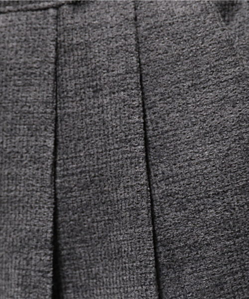 mystic（ミスティック）の「起毛ジャガードウエストフリルタイトスカート（スカート・レディース・ブラック/キャメル/チャコールグレー/グレー・1/2）」の12枚目の写真