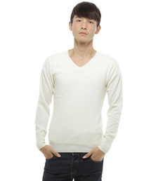 SHIPS JET BLUE | 12GG CASH WOOL V/N(ニット/セーター)