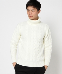Denime | ケーブル編みタートルネックニット(ニット/セーター)