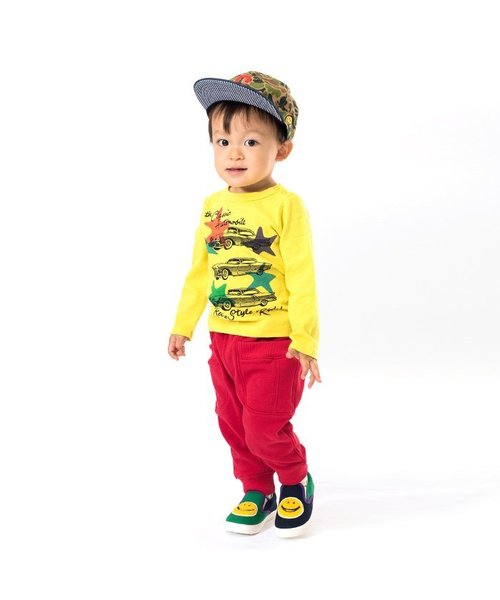 BREEZE(ブリーズ)の「ネット限定 あったか裏シャギーマチ付カットパンツ(10分丈)(その他パンツ・キッズ・チャコール/ダークグリーン/レッド・95/80/100/110/90/120)」の20枚目の写真