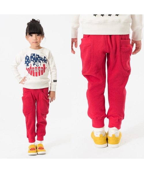 BREEZE(ブリーズ)の「ネット限定 あったか裏シャギーマチ付カットパンツ(10分丈)(その他パンツ・キッズ・チャコール/ダークグリーン/レッド・95/80/100/110/90/120)」の19枚目の写真