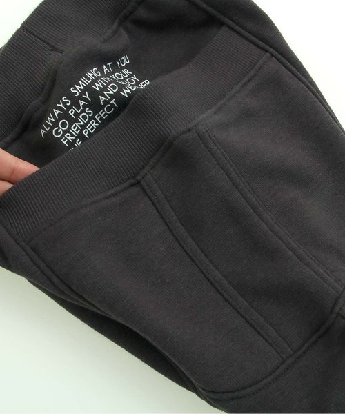 BREEZE(ブリーズ)の「ネット限定 あったか裏シャギーマチ付カットパンツ(10分丈)(その他パンツ・キッズ・チャコール/ダークグリーン/レッド・95/80/100/110/90/120)」の5枚目の写真