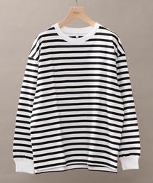 BEAUTY&YOUTH UNITED ARROWS | BY ワイド リブ ボーダー カットソー ◆(Tシャツ/カットソー)