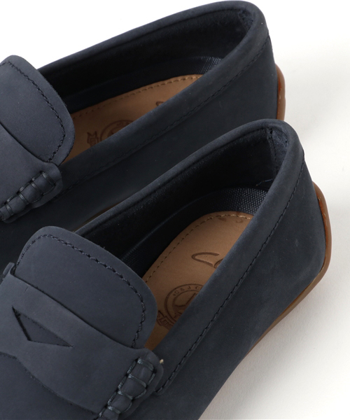 Clarksクラークス Reazor Pennyレアゾラペニーネイビーヌバック ⑤Clarksクラークス Reazor Pennyレアゾラペニーネイビー