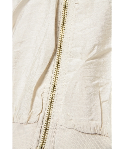 mystic（ミスティック）の「肩切替ブルゾン（ブルゾン・レディース・オフホワイト/ベージュ/ベージュ系その他/ブラック・ﾌﾘ-）」の9枚目の写真