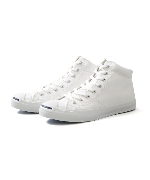 CONVERSE（コンバース）の「【CONVERSE】JACK PURCELL MID（スニーカー・メンズ・ホワイト/ブラック・9/9.5/8）」の4枚目の写真