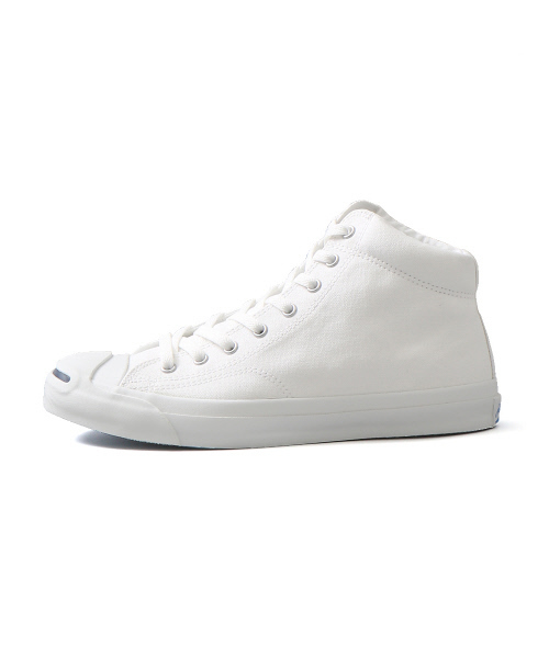 CONVERSE（コンバース）の「【CONVERSE】JACK PURCELL MID（スニーカー・メンズ・ホワイト/ブラック・9/9.5/8）」の5枚目の写真
