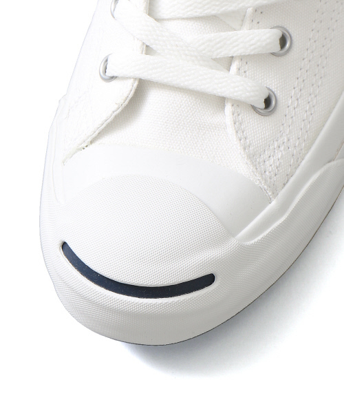 CONVERSE（コンバース）の「【CONVERSE】JACK PURCELL MID（スニーカー・メンズ・ホワイト/ブラック・9/9.5/8）」の6枚目の写真