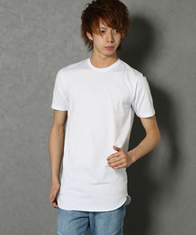 VENCEEXCHANGE | 天竺ロング丈ラウンドクルーＴ(Tシャツ/カットソー)