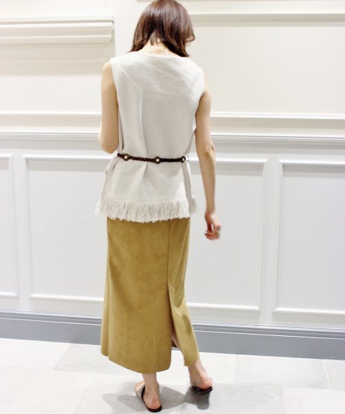 plage（プラージュ）の「フォルサップ フリンジプルオーバー◆（シャツ/ブラウス・レディース・ネイビー/アイボリー・FREE）」の22枚目の写真