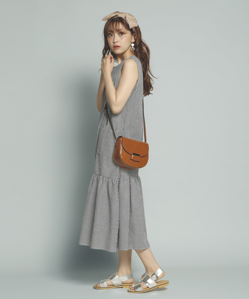 PLAIN CLOTHING（プレーンクロージング）の「ラウンドショルダーバッグ【PLAIN CLOTHING】（ショルダーバッグ・レディース・ブラウン/キャメル/ブラック/ライトブルー・FREE）」の10枚目の写真