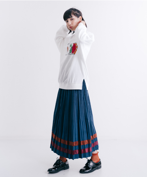 MERLOT(メルロー)の「サンドイッチ柄スウェット4162(スウェット・レディース・ブラウン/ホワイト/ブラック・FREE)」の15枚目の写真