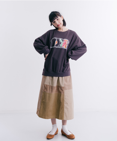 MERLOT(メルロー)の「サンドイッチ柄スウェット4162(スウェット・レディース・ブラウン/ホワイト/ブラック・FREE)」の16枚目の写真