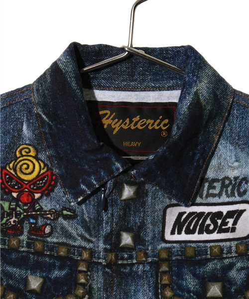 HYSTERIC MINI（ヒステリックミニ）の「NOISE! POWER! “LIKE A DENIM VEST ” （ベスト・キッズ・ネイビー・100/120）」の3枚目の写真