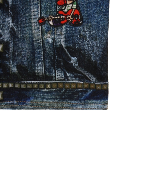 HYSTERIC MINI（ヒステリックミニ）の「NOISE! POWER! “LIKE A DENIM VEST ” （ベスト・キッズ・ネイビー・100/120）」の9枚目の写真