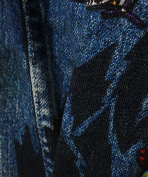 HYSTERIC MINI（ヒステリックミニ）の「NOISE! POWER! “LIKE A DENIM VEST ” （ベスト・キッズ・ネイビー・100/120）」の5枚目の写真