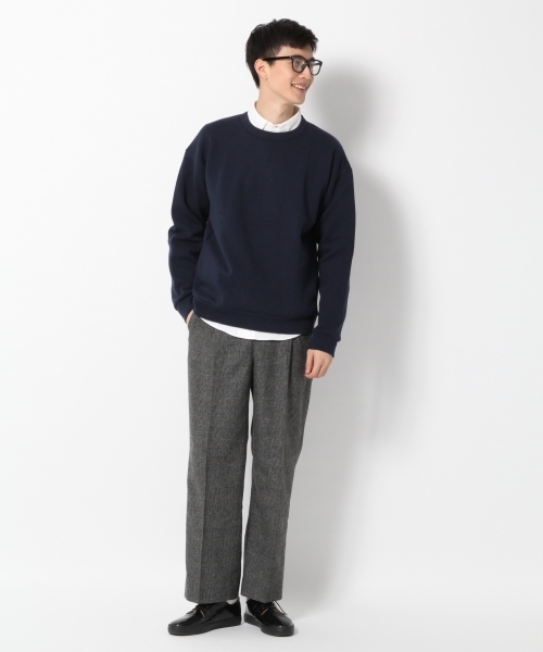 GLOBAL WORK(グローバルワーク)の「ウールワイドトラウザー/775680(その他パンツ・メンズ・ダークグレー/ブラック/グレー・MEDIUM/SMALL/LARGE)」の9枚目の写真