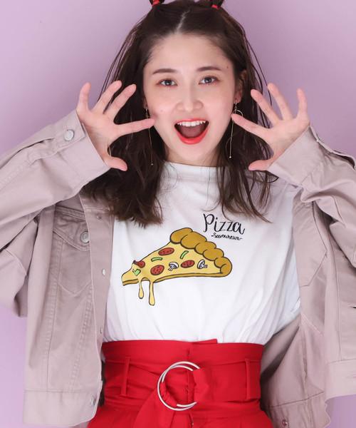one after another NICE CLAUP(ワンアフターアナザーナイスクラップ)の「プリントアソートT(Tシャツ/カットソー・レディース・オフホワイト/ブラック/グレー・FREE)」の14枚目の写真