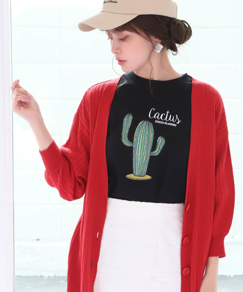 one after another NICE CLAUP(ワンアフターアナザーナイスクラップ)の「プリントアソートT(Tシャツ/カットソー・レディース・オフホワイト/ブラック/グレー・FREE)」の18枚目の写真