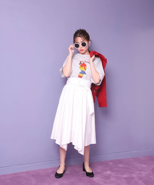 one after another NICE CLAUP(ワンアフターアナザーナイスクラップ)の「プリントアソートT(Tシャツ/カットソー・レディース・オフホワイト/ブラック/グレー・FREE)」の15枚目の写真