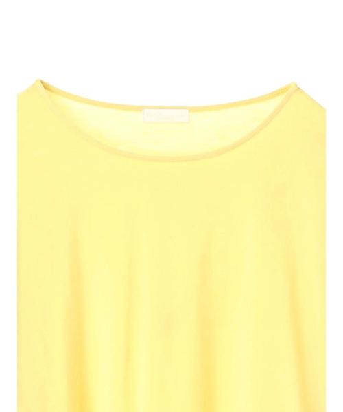 earth music&ecology（アースミュージックアンドエコロジー）の「・フリルスリーブプルオーバー（Tシャツ/カットソー・レディース・オフホワイト/ネイビー/ピンクベージュ/グレー系その他/イエロー/ミント・FREE）」の11枚目の写真