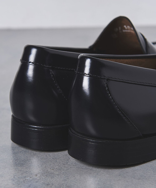 G.H.BASS（ジーエイチバス）の「＜G.H.BASS（ジーエイチバス）＞LOGAN LOAFER（ローファー・メンズ・ワインレッド/ブラック・10/8h/9h/9/8/6/6h/7h/7）」の3枚目の写真