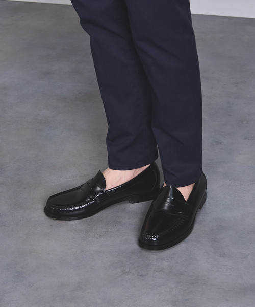 G.H.BASS（ジーエイチバス）の「＜G.H.BASS（ジーエイチバス）＞LOGAN LOAFER（ローファー・メンズ・ワインレッド/ブラック・10/8h/9h/9/8/6/6h/7h/7）」の4枚目の写真