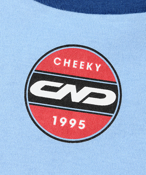 Candy Stripper(キャンディストリッパー)の「CND LINE トップス(Tシャツ/カットソー・レディース・ライトブルー/ブラック/ピンク・2)」の10枚目の写真