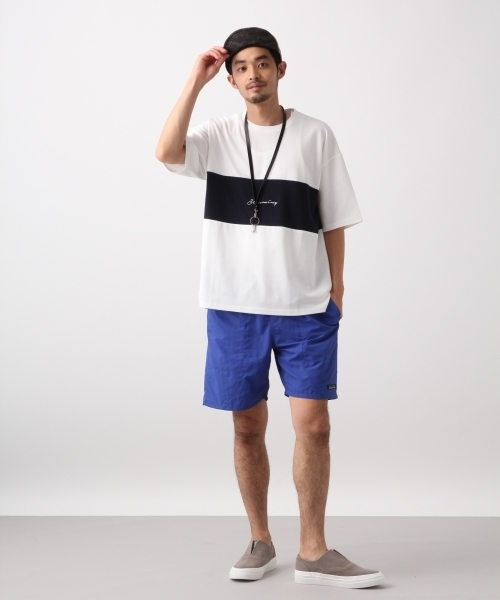 RAGEBLUE（レイジブルー）の「パネル切り替えプリントTシャツ/804880（Tシャツ/カットソー・メンズ・ホワイト/ブラック/パープル/グリーン系その他・SMALL/MEDIUM/LARGE）」の5枚目の写真