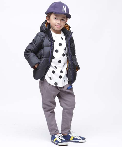 RUGGEDWORKS（ラゲッドワークス）の「フード付きダウンジャケット（ダウンジャケット/コート・キッズ・ブラック/レッド/マスタード・90cm/110cm/100cm/120cm/130cm/140cm/150cm）」の8枚目の写真