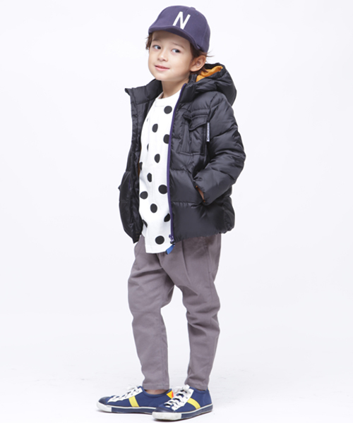 RUGGEDWORKS（ラゲッドワークス）の「フード付きダウンジャケット（ダウンジャケット/コート・キッズ・ブラック/レッド/マスタード・90cm/110cm/100cm/120cm/130cm/140cm/150cm）」の9枚目の写真