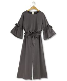 fran de lingerie | milky-satin ミルキーサテン かぶり上下セット(ルームウェア/パジャマ)