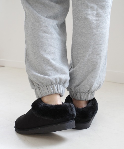 AmiAmi（アミアミ）の「【17cm-26cm対応！】もこもこムートンスリッパ（その他シューズ・レディース・ベージュ/グレー/ブラック/ダークブラウン/レオパード/ライトグレー/キャメル・37/39/40/35/38/36/41/42/32/33/34）」の16枚目の写真