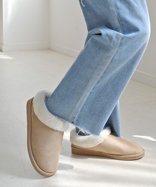 AmiAmi（アミアミ）の「【17cm-26cm対応！】もこもこムートンスリッパ（その他シューズ・レディース・ベージュ/グレー/ブラック/ダークブラウン/レオパード/ライトグレー/キャメル・37/39/40/35/38/36/41/42/32/33/34）」の20枚目の写真