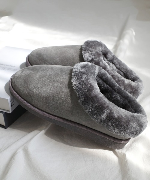 AmiAmi（アミアミ）の「【17cm-26cm対応！】もこもこムートンスリッパ（その他シューズ・レディース・ベージュ/グレー/ブラック/ダークブラウン/レオパード/ライトグレー/キャメル・37/39/40/35/38/36/41/42/32/33/34）」の22枚目の写真