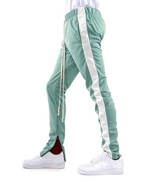 EPTM(エピトミ)の「ラインジャージパンツ/トラックパンツ(その他パンツ・メンズ・ネイビー/ブラック×ホワイト/グリーン系その他/ブルー系その他/ピンク系その他/シルバー系その他/ブラック×パープル/ブラック×ライム/ブラック×イエロー/グレー×ホワイト/ブラウン/E/ライトベージュ/F・S/M/L/XL)」の9枚目の写真