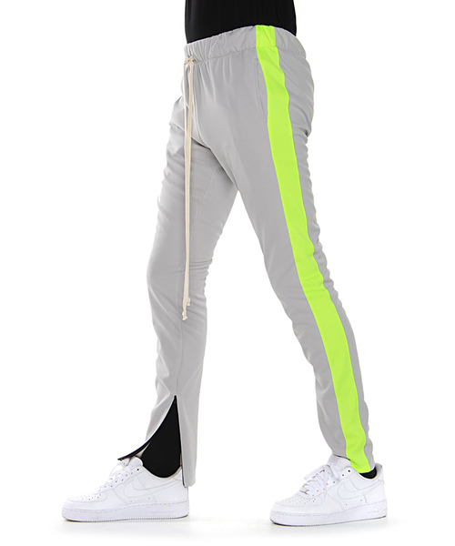 EPTM(エピトミ)の「ラインジャージパンツ/トラックパンツ(その他パンツ・メンズ・ネイビー/ブラック×ホワイト/グリーン系その他/ブルー系その他/ピンク系その他/シルバー系その他/ブラック×パープル/ブラック×ライム/ブラック×イエロー/グレー×ホワイト/ブラウン/E/ライトベージュ/F・S/M/L/XL)」の12枚目の写真