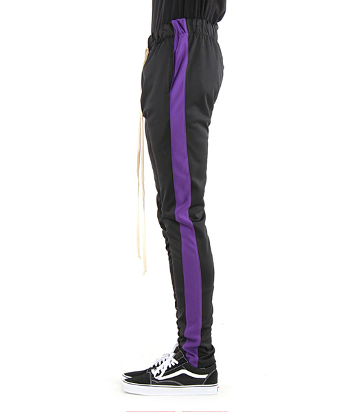 EPTM(エピトミ)の「ラインジャージパンツ/トラックパンツ(その他パンツ・メンズ・ネイビー/ブラック×ホワイト/グリーン系その他/ブルー系その他/ピンク系その他/シルバー系その他/ブラック×パープル/ブラック×ライム/ブラック×イエロー/グレー×ホワイト/ブラウン/E/ライトベージュ/F・S/M/L/XL)」の16枚目の写真