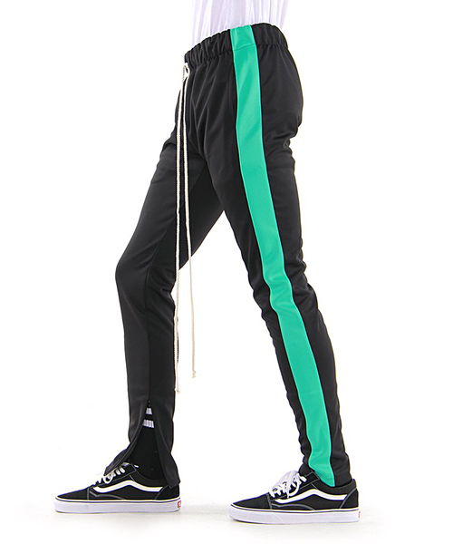 EPTM(エピトミ)の「ラインジャージパンツ/トラックパンツ(その他パンツ・メンズ・ネイビー/ブラック×ホワイト/グリーン系その他/ブルー系その他/ピンク系その他/シルバー系その他/ブラック×パープル/ブラック×ライム/ブラック×イエロー/グレー×ホワイト/ブラウン/E/ライトベージュ/F・S/M/L/XL)」の21枚目の写真