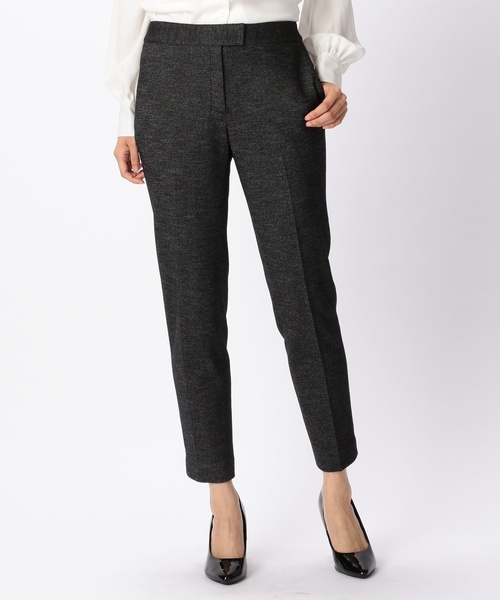 NARACAMICIE（ナラカミーチェ）の「【セットアップスーツ対応】バーズアイ9分丈パンツ（スーツパンツ・レディース・パープル/グレー・SMALL/MEDIUM/LARGE）」の14枚目の写真