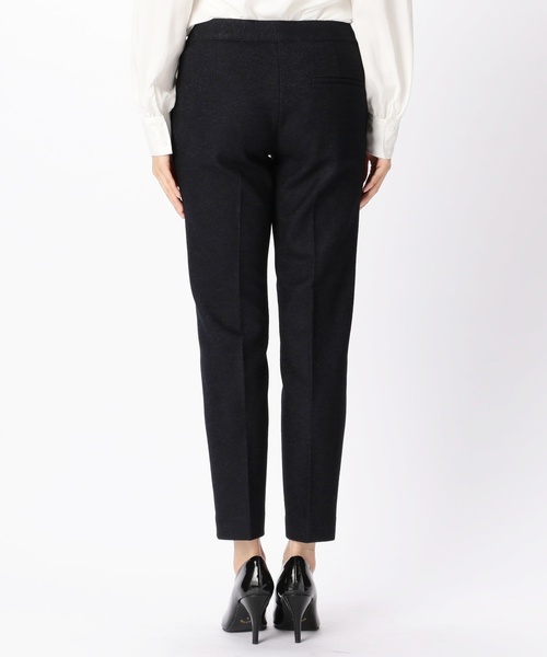 NARACAMICIE（ナラカミーチェ）の「【セットアップスーツ対応】バーズアイ9分丈パンツ（スーツパンツ・レディース・パープル/グレー・SMALL/MEDIUM/LARGE）」の4枚目の写真