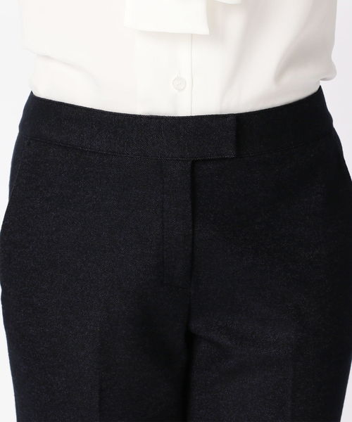 NARACAMICIE（ナラカミーチェ）の「【セットアップスーツ対応】バーズアイ9分丈パンツ（スーツパンツ・レディース・パープル/グレー・SMALL/MEDIUM/LARGE）」の8枚目の写真