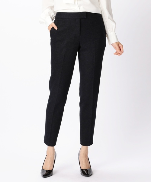 NARACAMICIE（ナラカミーチェ）の「【セットアップスーツ対応】バーズアイ9分丈パンツ（スーツパンツ・レディース・パープル/グレー・SMALL/MEDIUM/LARGE）」の5枚目の写真