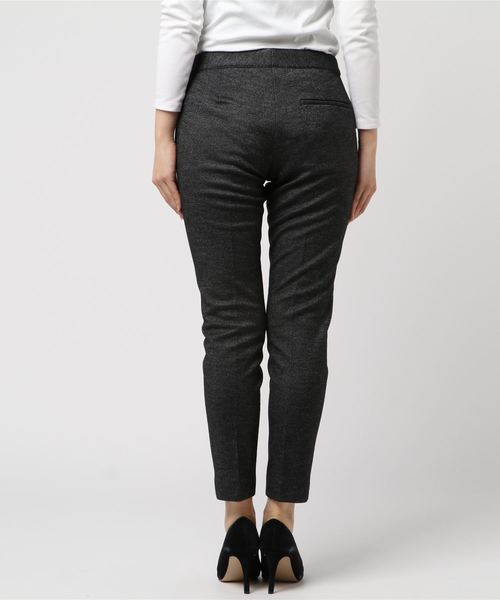 NARACAMICIE（ナラカミーチェ）の「【セットアップスーツ対応】バーズアイ9分丈パンツ（スーツパンツ・レディース・パープル/グレー・SMALL/MEDIUM/LARGE）」の16枚目の写真