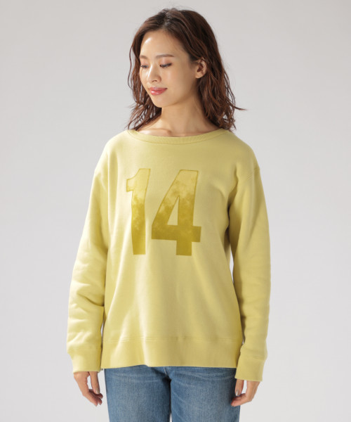 BAYFLOW（ベイフロー）の「グラデフロッキープリントプルオーバー（Tシャツ/カットソー・レディース・オフホワイト/イエロー/チャコール・SMALL/MEDIUM）」の16枚目の写真