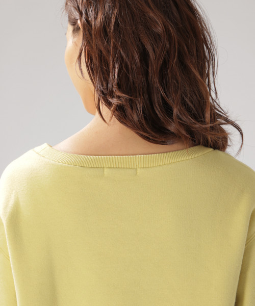 BAYFLOW（ベイフロー）の「グラデフロッキープリントプルオーバー（Tシャツ/カットソー・レディース・オフホワイト/イエロー/チャコール・SMALL/MEDIUM）」の18枚目の写真